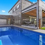 pool and house exterior